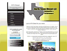 Tablet Screenshot of northtexasdieselllc.com